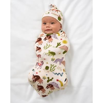 Wild Frontier Swaddle & Hat Set - OSFA