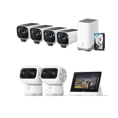 4K Protection Premium Bundle (Outdoor and Indoor, Up to 16 TB Storage, No Monthly Fee)