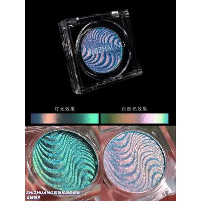 Chameleon Eyeshadow Powder Monochrome Matte Shimmer Metallic Glitter Gothic High Gloss High Colors Fine Flash lasting Eye Makeup