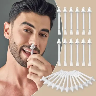 Nose Wax Sticks 10, 40 ,60 ,100PCS Nose Wax Applicators for Painless Nose Hair Removal Tool Wax Accessories Beeswax Safe
