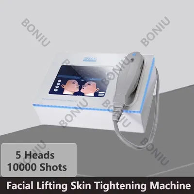 Mini SMAS Face Lifting Machine for Skin Tightening And Body Shaping with 5 Ink Cartridges - 10000 Shots Skin Care Device