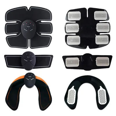 EMS Muscle Stimulator Trainer Fitness Abdominal Training Hips Muscle Trainer Body Slimming Massager Weight Loss Stickers Massage