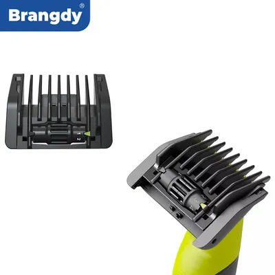 Brangdy 1-5mm Adjustable Guide Comb Fit for One Blade QP2520 QP2530 QP2620 QP2630 QP2724 QP2834 QP6510 QP6530 Beard Trimmer