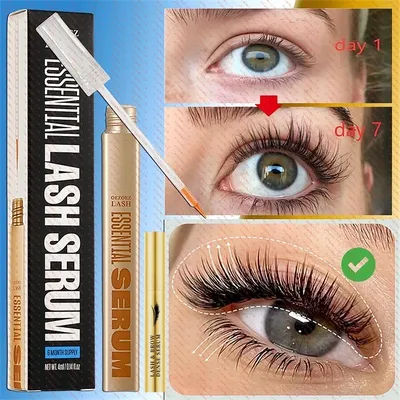 Fast Eyelash Growth Serum Natural Eyelashes Enhancer Longer Thicker Eyebrows Lift Essence Fuller Lashes Eye Care Korean Cosmetic