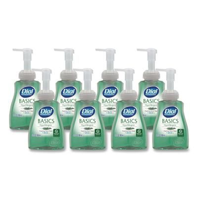 Dial Professional Basics Hypoallergenic Foaming Hand Wash, Aquatic, 10 oz, 8/Carton (DIA35432)