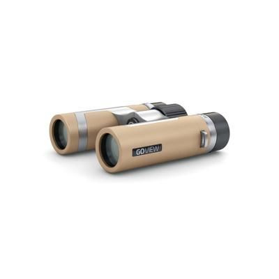 GoView ZOOMR 8x26mm Roof Prism Binoculars Light Brown 4260527415893