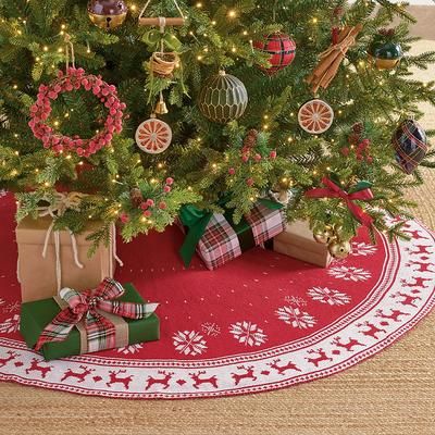 Christmas Folklore Tree Skirt - Grandin Road