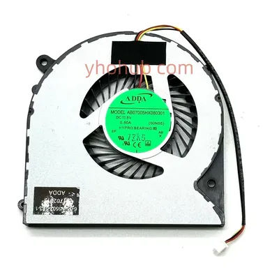 ADDA AB07005HX080301 DC 5V 0.50A Server Cooling Fan