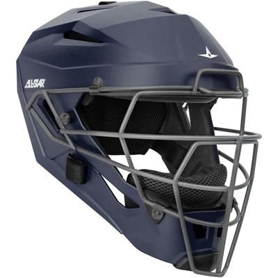 All Star MVP PRO Matte Catcher's Helmet with Deflexion Tech Navy