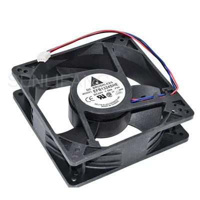 Well Tested EFB1324SHE 4C58 DC 24V 1.38A 3-wire 127x127x38mm Server Cooler Fan