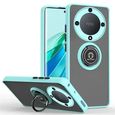 Nouvelle Coque mate blindée pour Honor Magic 6 5 Lite 5G Magic 6 Pro X9b X9a, anneau de couverture, support magnétique, antichoc, Fundas