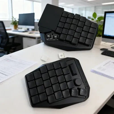 Hot sales Sofle Touchpad Split Keyboard Custom Wired Single-mode Hot-swap RGB Large Square Touchpad for Mouse Ergonomics Gamers