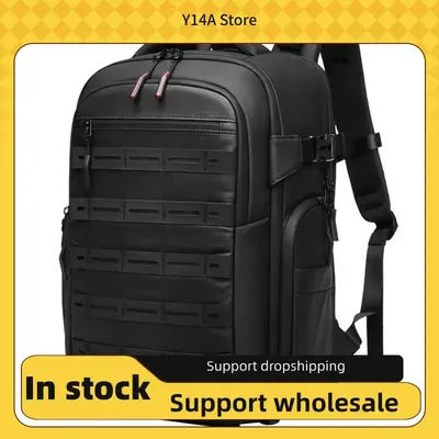 Y14A Large Capacity Splash-Proof SLR Camera Backpack Multi-Function Drone Compartment Dry Wet Separation Laptop Sleeve