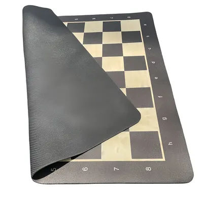 Large sized 52cm/20.5 inch high-quality rubber chess with black and beige patterns standard version is suitable for competitions