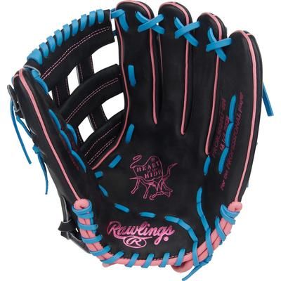 Rawlings Heart of the Hide 12.5" Pro H Web Baseball Glove - Left Hand Throw Black