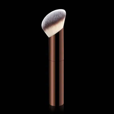 1pc Professional Foundation Brush Set, Beveled Tubular Makeup Brush, Makeup Tools With Soft Fiber For Easy Carrying, Brush For T