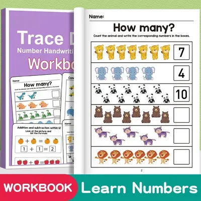 Thinking Training for 3-6 Ages Math Workbook for Preschool Logical Children Before Primary School Entrance: Fun Math Exercises