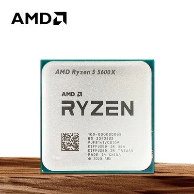 AMD Ryzen 5 5600X 6-Core 12-Thread L3=32M 3.7GHz Gaming Processor 65W 7NM R5 5600X DDR4 Socket AM4 No Fan