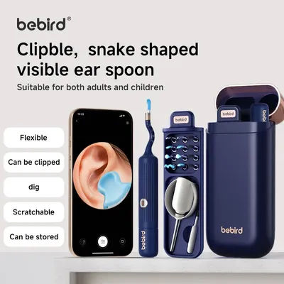 Smart Visual Ear Wax Upgraded Cleaner With Camera 800W HD Endoscope Brighter Clearer Clarity Ear Cleaning Tool Includes Storage