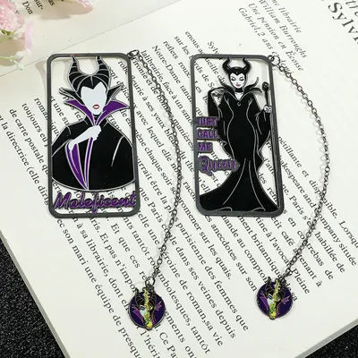 1Pcs Villain Female Characters Bookmarks, Movie Witch Theme Bookmarks for Film Fans Lovers Collections, Reading Markers