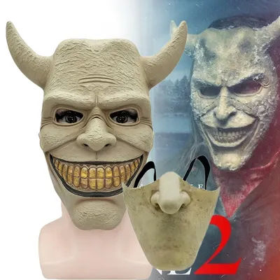 Movie The Black Phone 2 Cosplay Mask Grabber Evil Killer Horror Latex Helmet Adult Halloween Costume Props