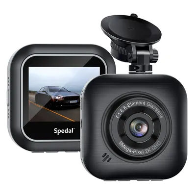 Spedal C326 2K HD 170° Wide Angle Car Dash Camera Big Aperture Record Ultra Clear Night Vision With 32G Card