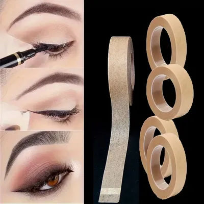 Professional Eyelid Tape for Makeup Artists - Surgical Grade Adhesive, Invisible Eye Contour Strips with Eyelash Lifting Effect