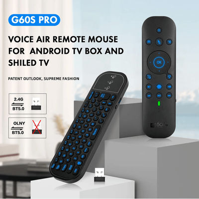 G60S Pro Wireless Voice Remote Control With Air Mouse And Backlit Keys russian With Battery