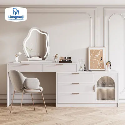 Container Dressing Table Drawer Baby Girl Set Modern Dressing Table Cabinets Living Room Hairstyle Penteadeira Bedroom Furniture