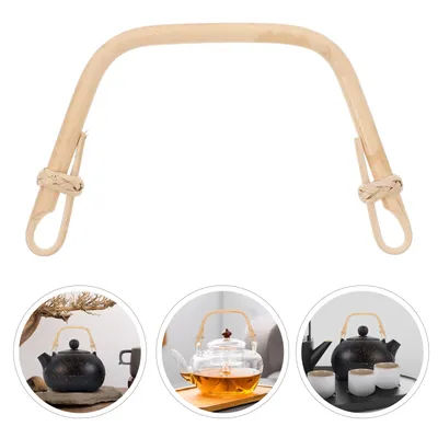Poignée de théière en osier, accessoires de remplacement, Pots à thé teints, poignée de Pot en céramique amovible, Design Vintage robuste, 1 pièce