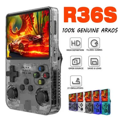 R36S Handheld Game Players 3.5-inch High-definition Screen Open Source Linux System Retro Portable Video Game Console