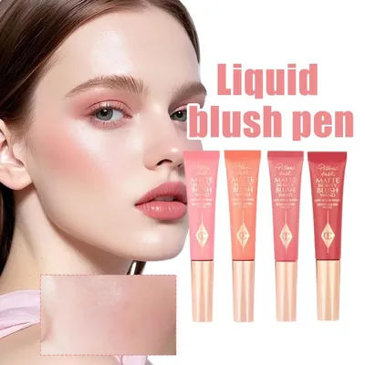 CT Liquid Blush Pen Long Lasting Non Oxidative Rosy Glow Enhances Complexion Facial Contours Makeup All Skin Types Compact