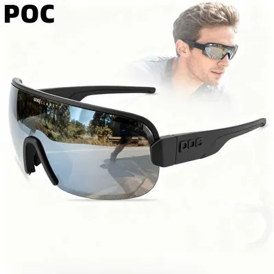 POC AIM Bicycle riding sports glasses.Fully coated running and hiking sunglasses MTB Road Cycling Eyewear Glasses protection eye