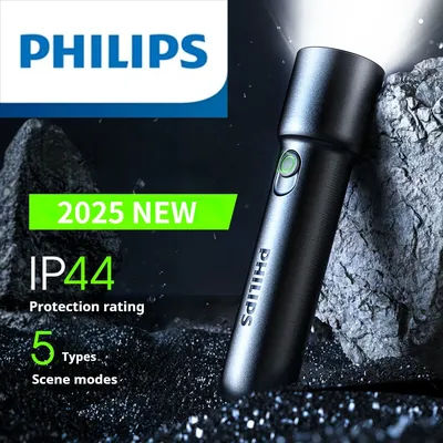 Philips 2025 nouvelle lampe de poche Portable EDC SFL1235 lampe de poche LED Rechargeable, auto-défense, lampe de poche Portable de Camping