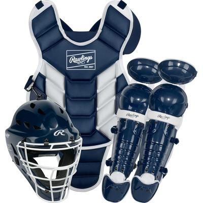 Rawlings Players 3.0 Series Junior Catcher's Set - Ages 6-9 Navy/White