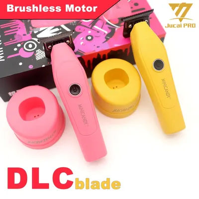 Professional Hair Clipper for Men Brushless Motor DLC Blade 8800RPM NOISELESS Barber JUCAI MINICANDY JC08