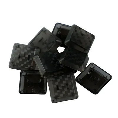 10Pcs 1u Grid Blank Black Backlit Replacement Keycaps Compatible For Logitech G813 G815 G913 G915 G913 Tkl G915 Tkl Keyboard