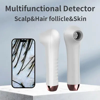 2025 HD Scalp/Skin /Hair Follicle Detector Professional Skin Analyzer Non Rechargeable Analysis Magnifier Hair & Facial Testing
