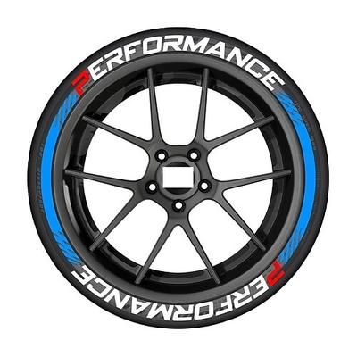 8 pezzi/lotto adesivi decorativi per pneumatici per auto tuning auto adesivi universali 3D permanenti in PVC uniti lettere per etichette automobilistiche per prestazioni