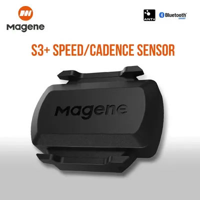 Magene S3+ Cadence Speed Sensors ANT Bluetooth Computer Speedmeter Dual Bike Accessories Compatible with WahooOnelap Zwift
