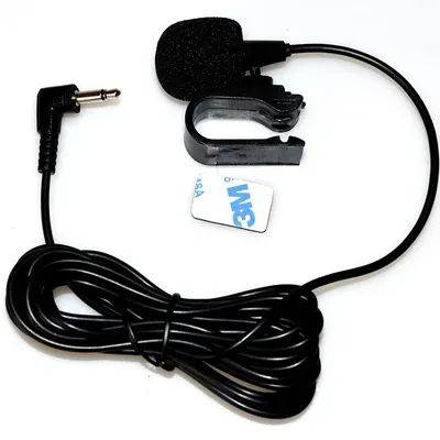 PVC Wired 3.5 mm Stereo Jack Mini Car Microphone External Mic for PC Car DVD GPS Player Radio Audio Microphone 3.mm Mic