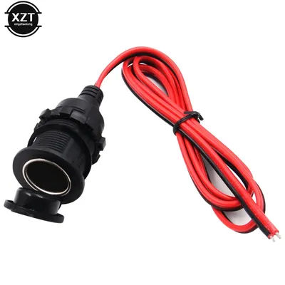 Car Cigarette Lighter Socket Female Power Line12/24V Car Charger Waterproof Cover Car Cigarette Lighter Adapter Power Line 라이터