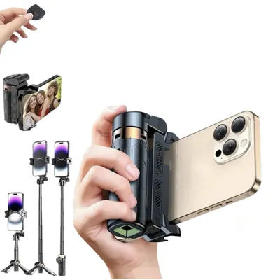 Trépied Bluetooth support de téléphone Mini perche à Selfie monopode Portable pour iPhone 17 16 15 14 13 12 Galaxy photographie Capture vidéo