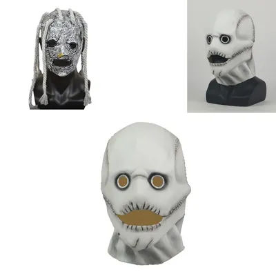 Retro Hair Braid Style Cosplay Funny Halloween Mask Music Lover Fans Full Face Headgear Carnival Party Mardi Gras Costume Props