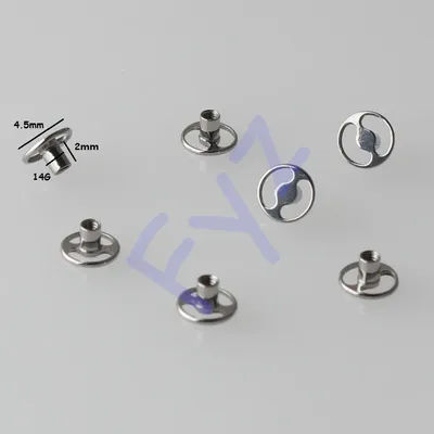 High Polishing G23 Titanium 14G Dermal Anchor 2 Holes Skin Diver Base Piercing Replacement Body Jewelry