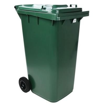 poubelle full color - 240 l - vert - manutan