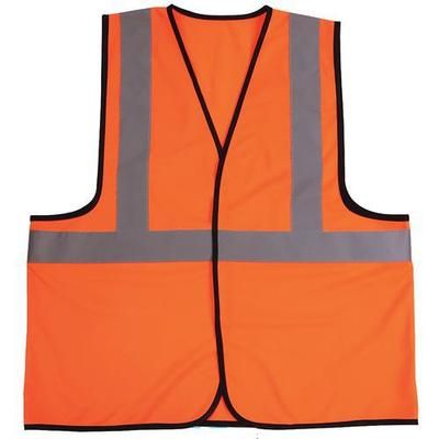 gilet haute visibilité orange taille m - manutan
