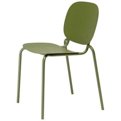Lot De 2 Chaises Si-si 4 Pieds - Vert Olive - S-CAB