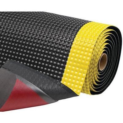 Tapis Antifatigue À Bulles Noir/jaune 910x3000x19mm - Notrax