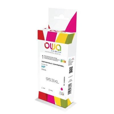 cartouche haute capacité compatible hp 953 xl magenta - owa